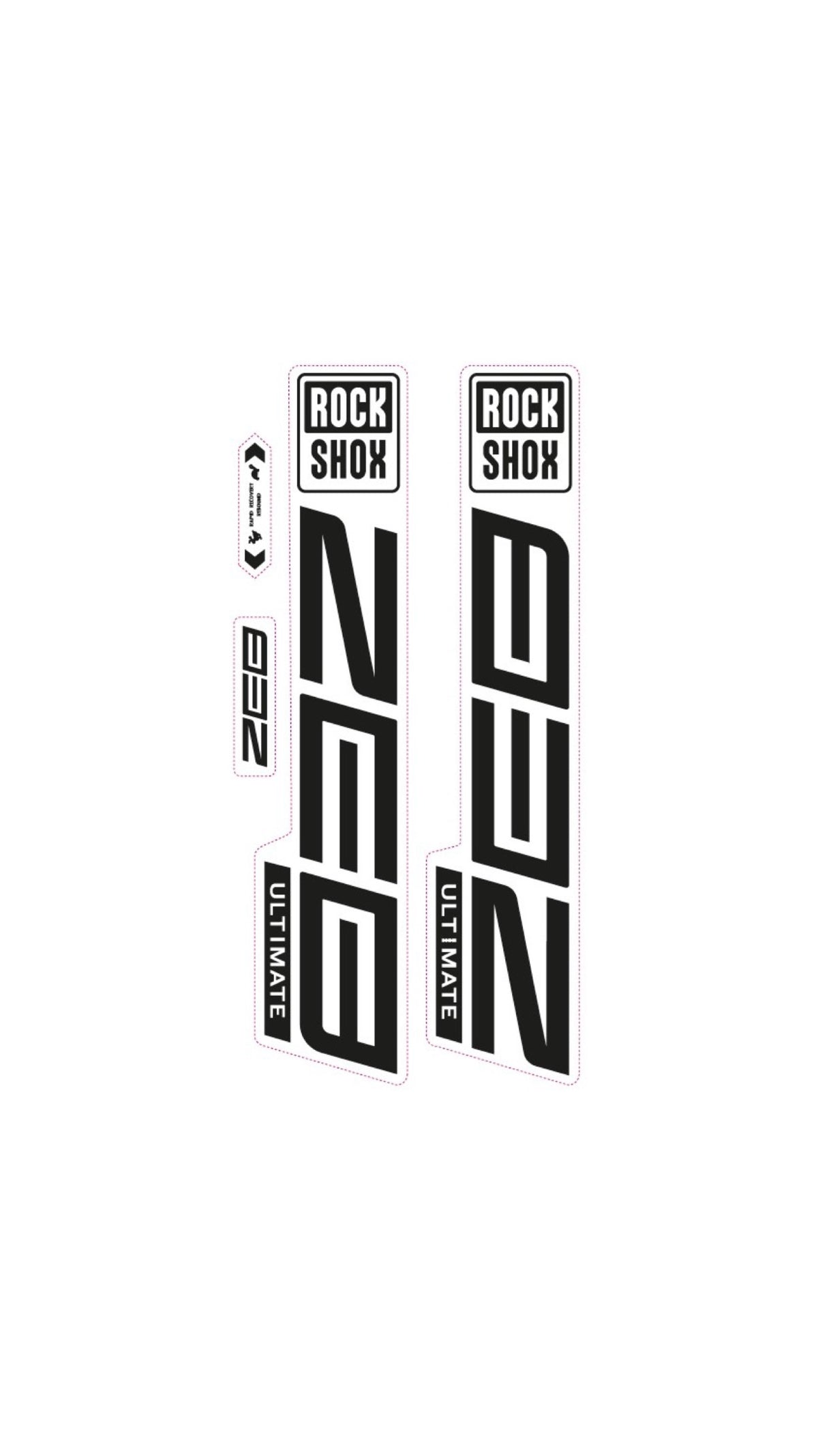 Sticker Horquilla Rockshox Zeb Ultimate