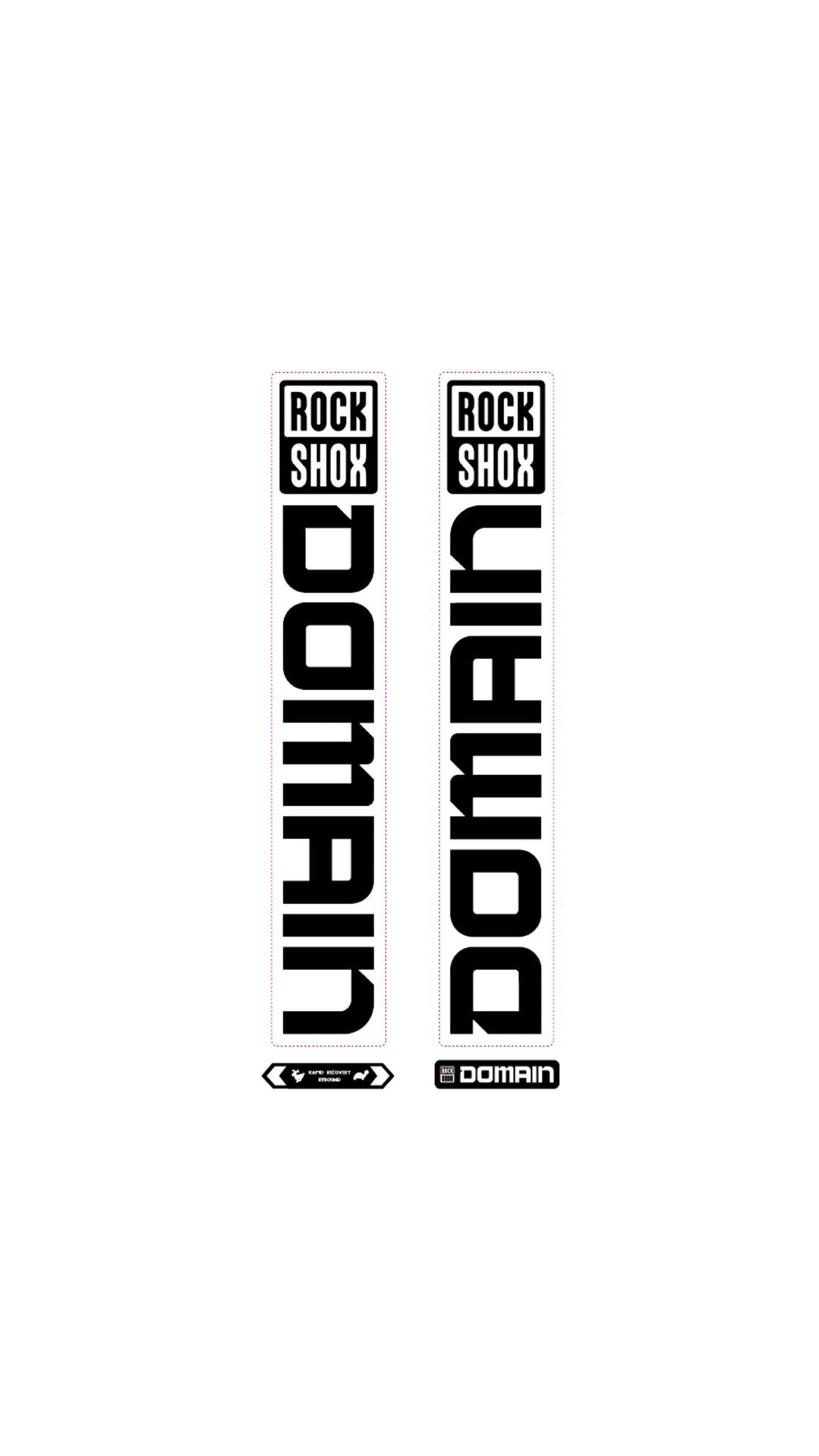 Sticker Horquilla Rockshox Domain