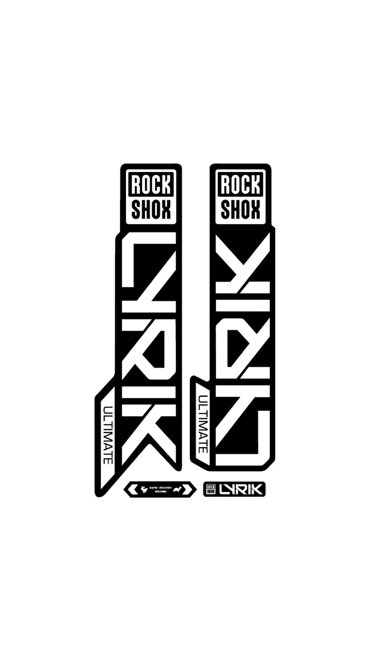 Sticker Rockshox Lyrik Ultimate