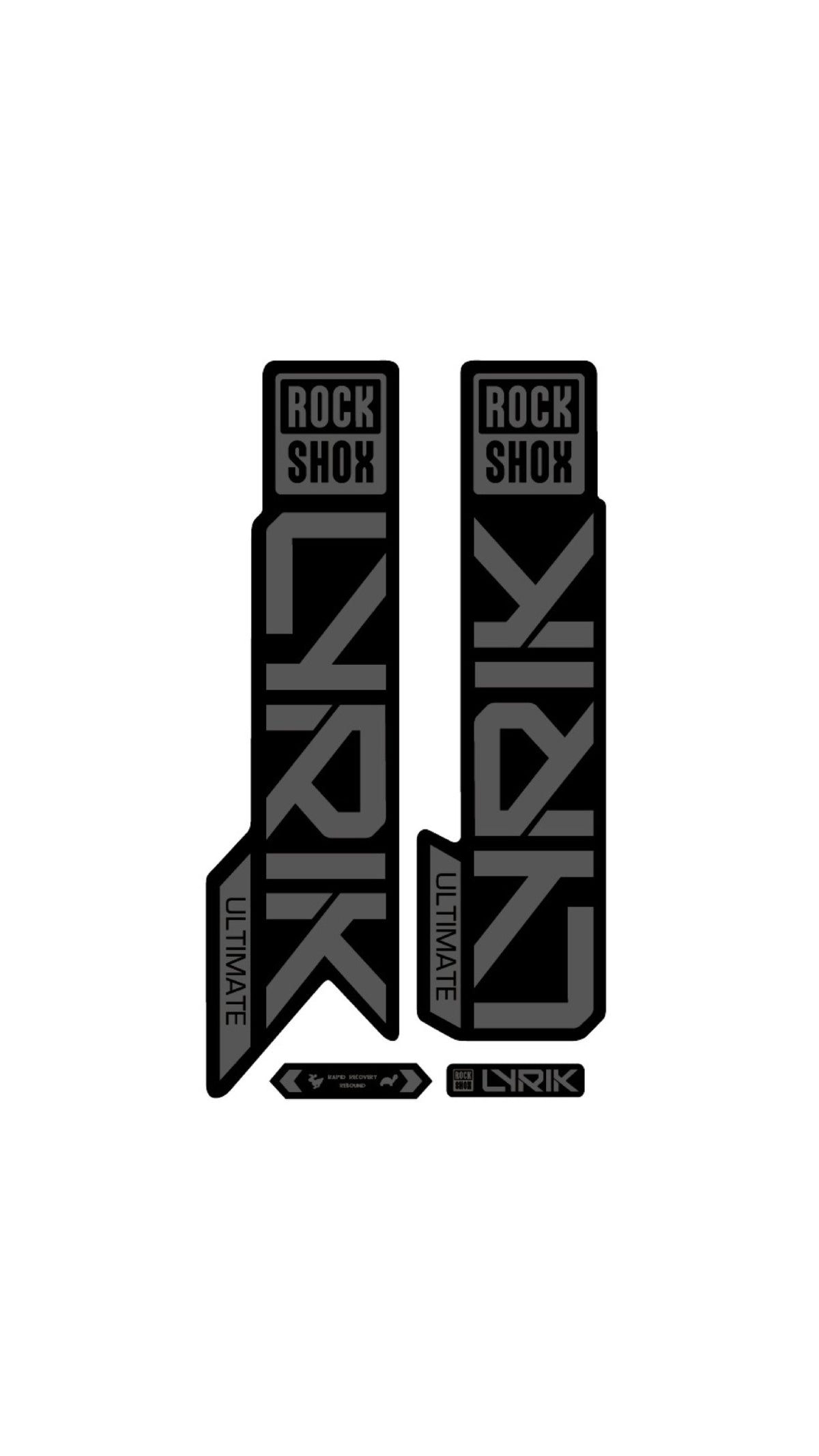 Sticker Rockshox Lyrik Ultimate